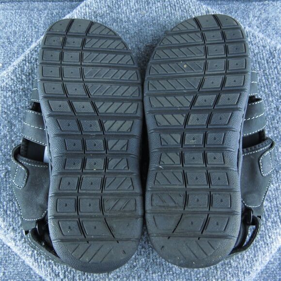 Propét Men Fisherman Shoes Size 9 Extra Wide Black Leather Lace Up - Picture 8 of 10